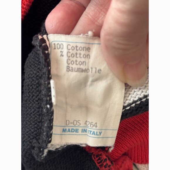 JC de Castelbajac RARE Vintage Snoopy Peanuts Sweater Red Size 44 EU US 12 - Picture 9 of 12